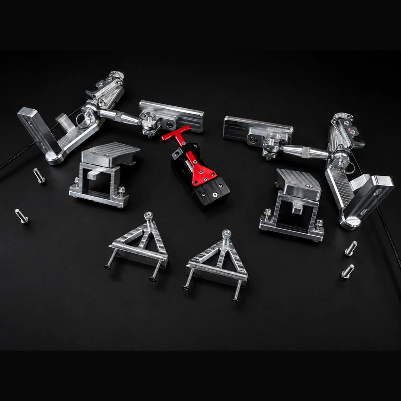 Complete AMT Motorsport C8 Corvette quick-release splitter mounting kit