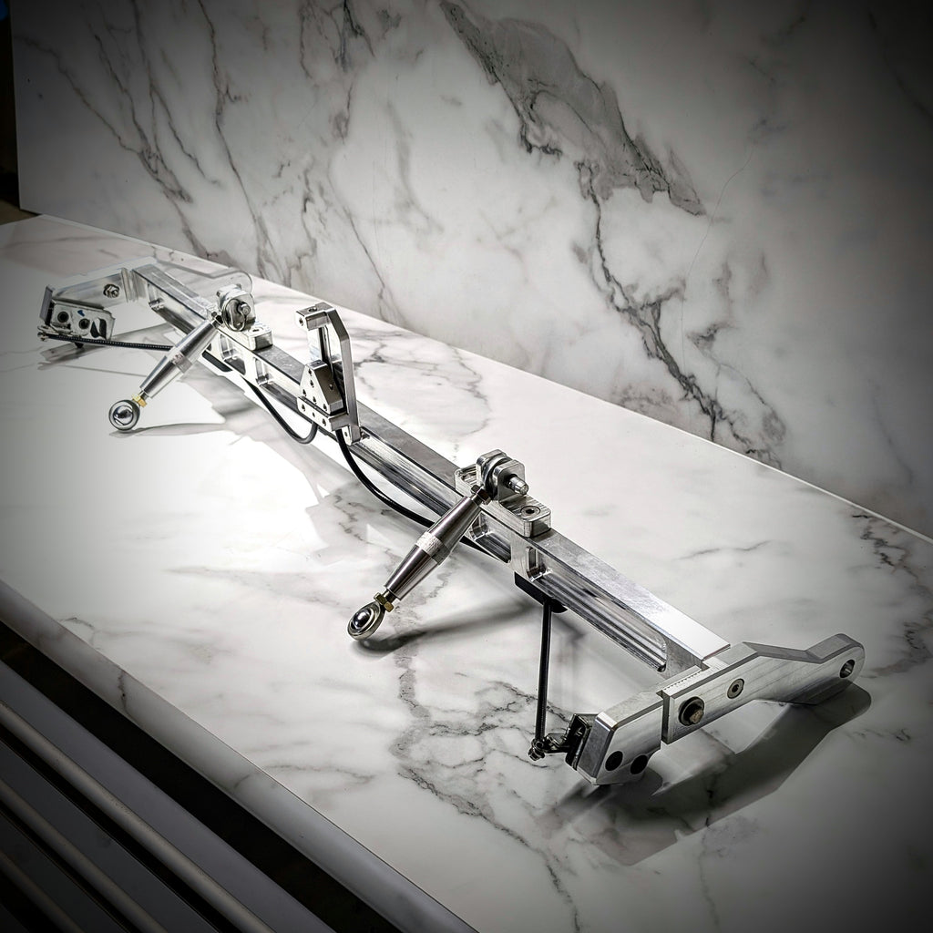 AMT Motorsport Quick-Release Splitter mounting system for the C8 Corvette